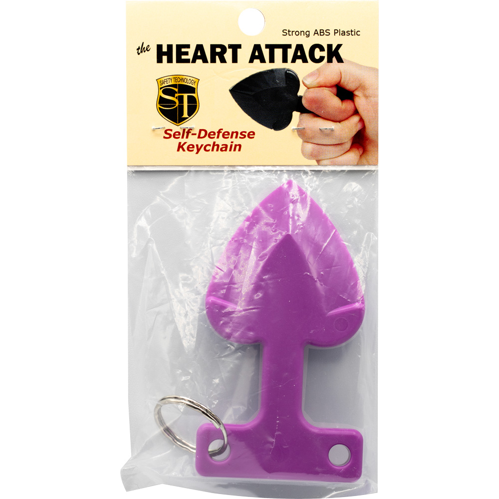 Heart Attack Self-defense Keychain Pink view 2